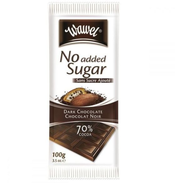 Wawel Étcsokoládé 70% kakaótartalommal hozzáadott cukor nélkül 100 g
