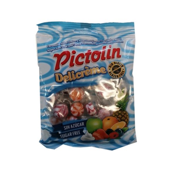 Pictolin Delisuit cukormentes cukorka gyümölcsös 65 g