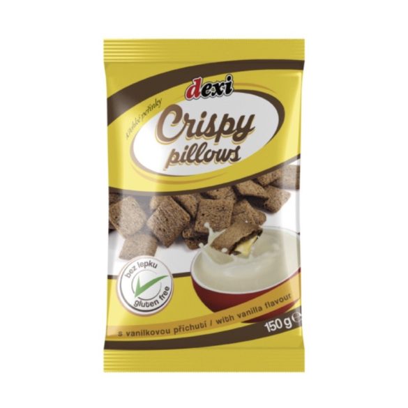 Dexi Crispy pillows vanília ízesítésű párnák 150 g