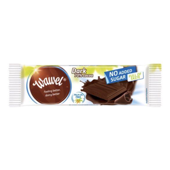 Wawel étcsokoládé 70% kakaótartalommal hozzáadott cukor nélkül 30 g