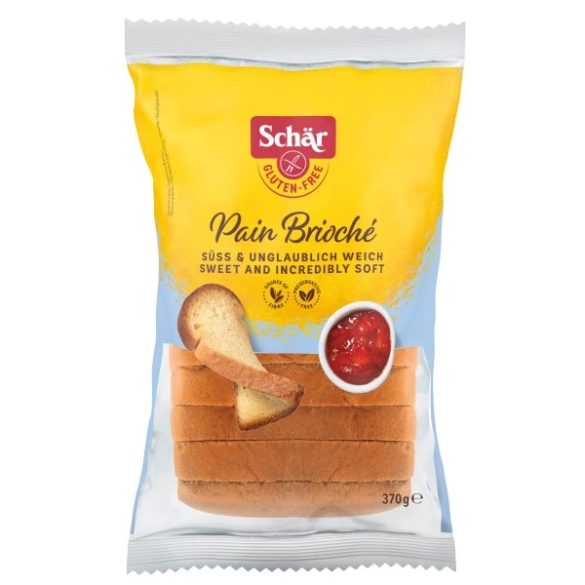 Schär Pan Brioché édes kenyér 370 g