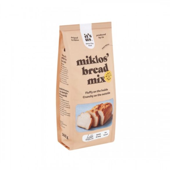 It's us Miklos' Bread mix Fehér kenyér lisztkeverék 500 g