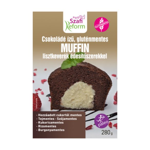 Szafi Reform Csokoládé ízű muffin lisztkeverék édesítőszerrel 280 g