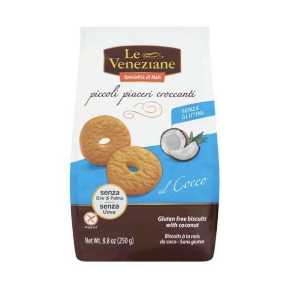 Le Veneziane Kókuszos keksz 250 g
