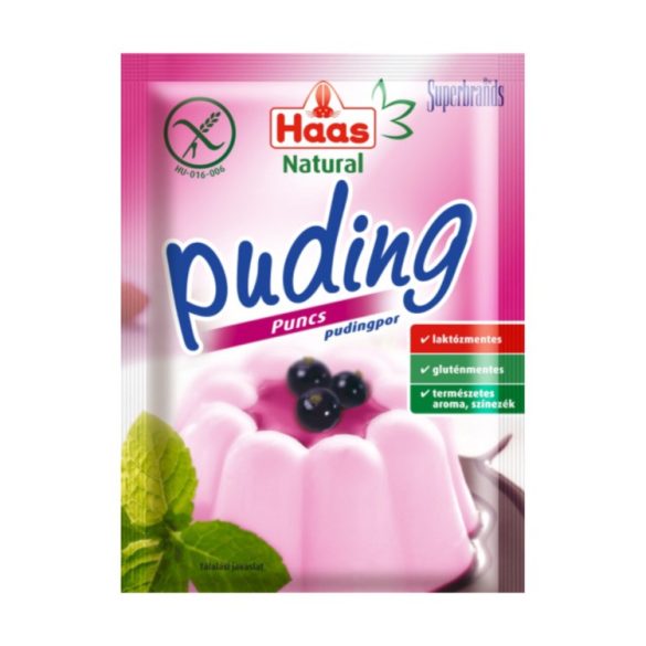 Haas Natural Puncs puding 40 g