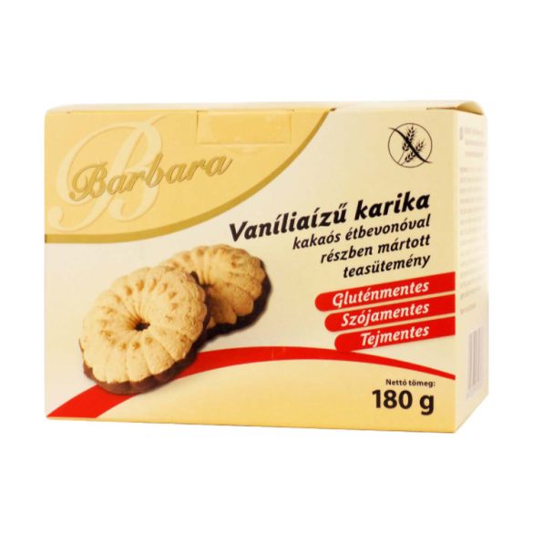 Barbara Vaniliás karika étbevonó talppal 150 g