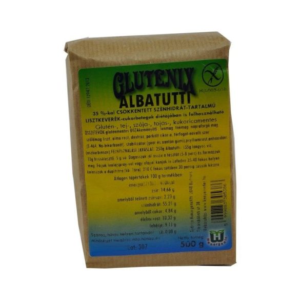 Glutenix Albatutti csökkentett szénhidrát tartalmú lisztkeverék 25 kg